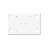 small-Platine 4 fixations RAL 9016