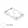 small-Platine 4 fixations RAL 9016