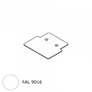 Embout de poteau RAL 9016