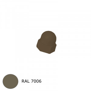 small-Cache écrou hexagonal M8 - RAL 7006