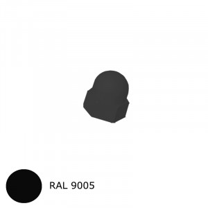 Cache écrou hexagonal M8 - RAL 9005