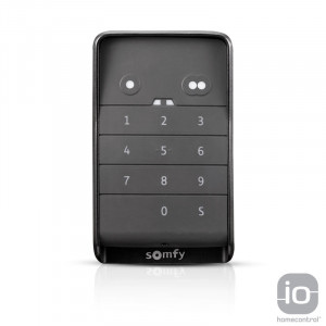 Clavier à code Digicode IO Aluminium portail & porte de garage SOMFY