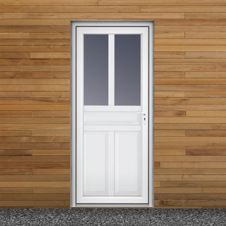 Porte d'entrée PVC traditionnelle sur mesure