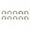 small-Rondelles inox de calage de platine (10x)