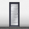 small-Porte d'entrée Alu vitrage déco