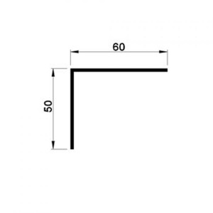 Cornière 50x60 en PVC