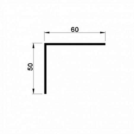 Cornière 50x60 en PVC