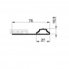 small-Moulure d'habillage rénovation N°1 en PVC