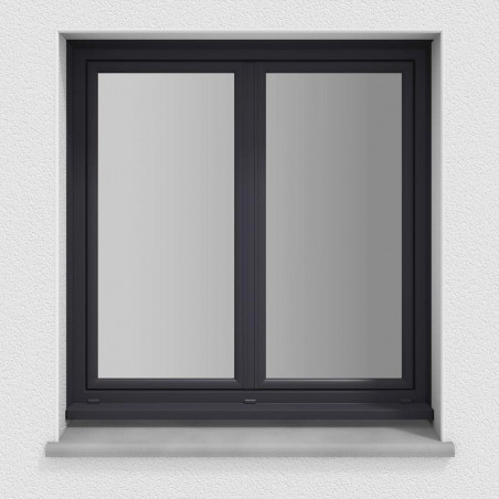 Fenêtre PVC gris anthracite