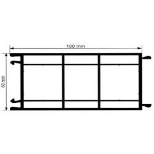 Elargisseur de 100 mm en PVC