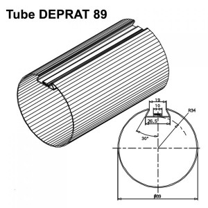 Roue somfy  pour tube Deprat 89