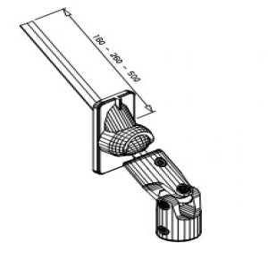 Passe caisson Deprat T2116 45° etroit pour volet roulant