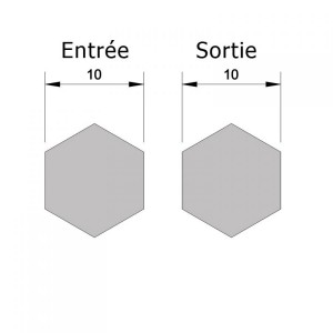 Genouillère Deprat T36 blanche pour volet roulant