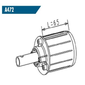 Embout crabot pour tube de volet roulant Deprat 62