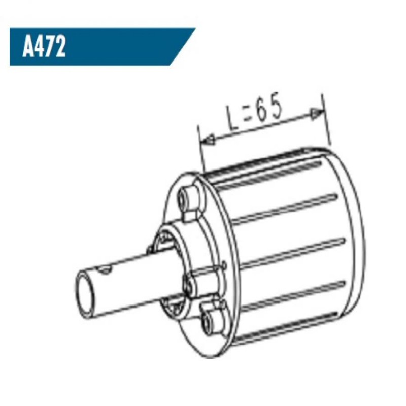 small-Embout crabot pour tube de volet roulant Deprat 62