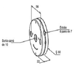 Treuil Zurfluh Minivis pour volet roulant