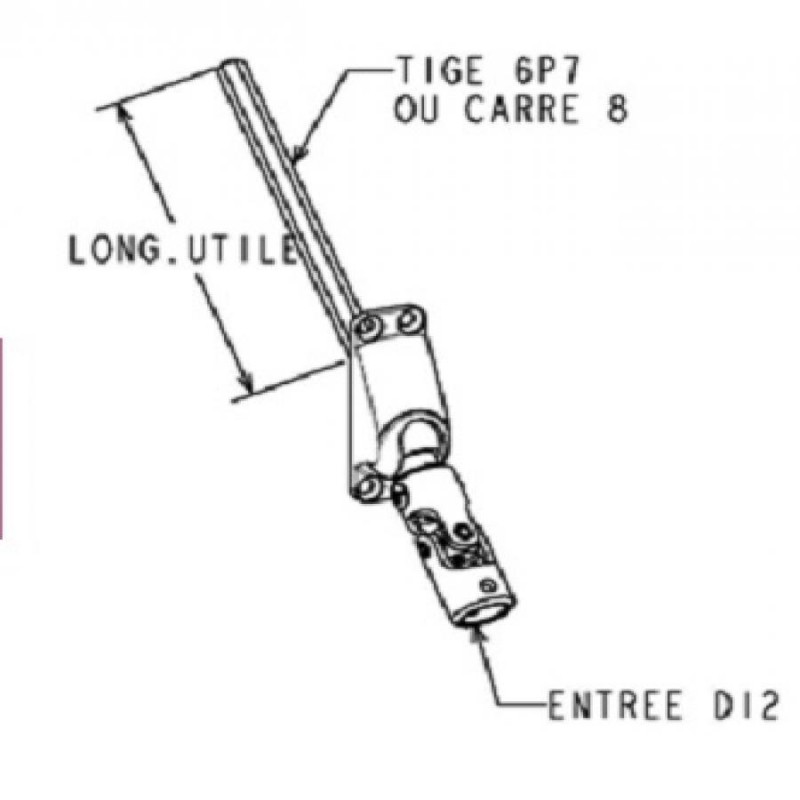 small-Passe caisson étroit Zurfluh D472 pour volet roulant