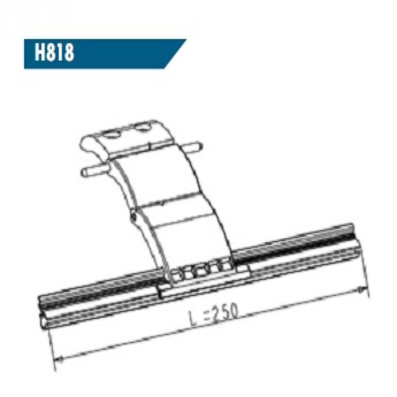 small-Attache verrou 2 maillons pour tablier de volet roulant 14-15 mm