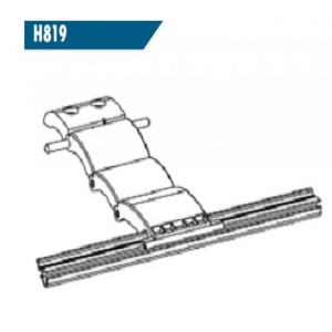 Attache verrou 3 maillons pour tablier de volet roulant 14-15 mm