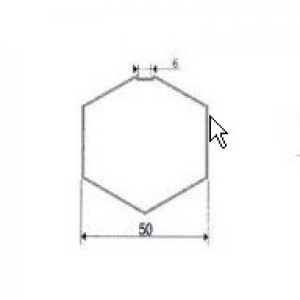 Roue somfy pour tube HEXA 50.