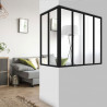small-Verrière d'angle noire sur mesure modèle Atelier 