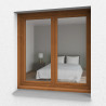 small-Fenêtre PVC Chêne doré - gamme OPTIMA+