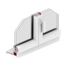 small-Fenêtre PVC Chêne doré - gamme OPTIMA+