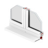 small-Fenêtre PVC Chêne doré - gamme OPTIMA+