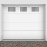small-Porte de garage sectionnelle motorisée avec hublots
