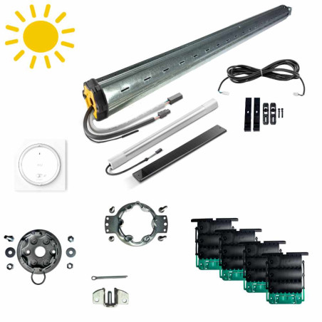 Kit motorisation de volet roulant - solaire
