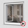 small-Moustiquaire enroulable sans perçage, amovible, sur mesure 