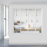 small-Verrière blanche sur mesure, modèle Atelier
