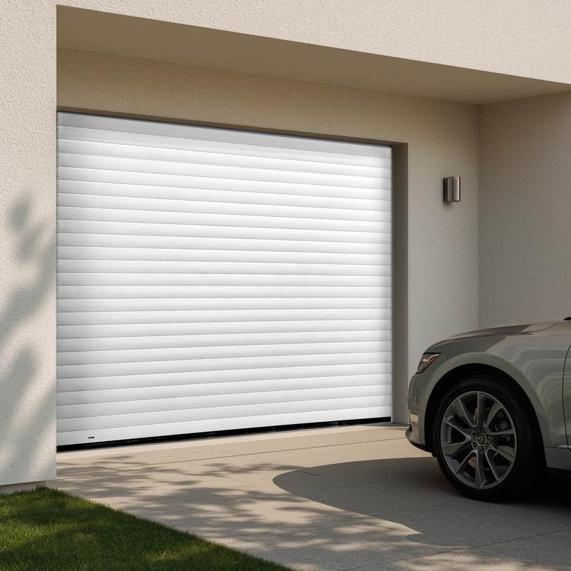 Porte de garage enroulable alu 77 mm