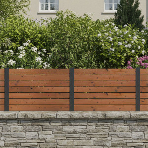 Clôture bois - ajourée