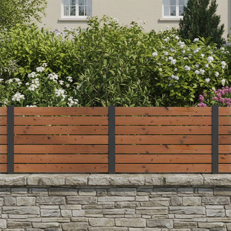 Clôture bois - ajourée