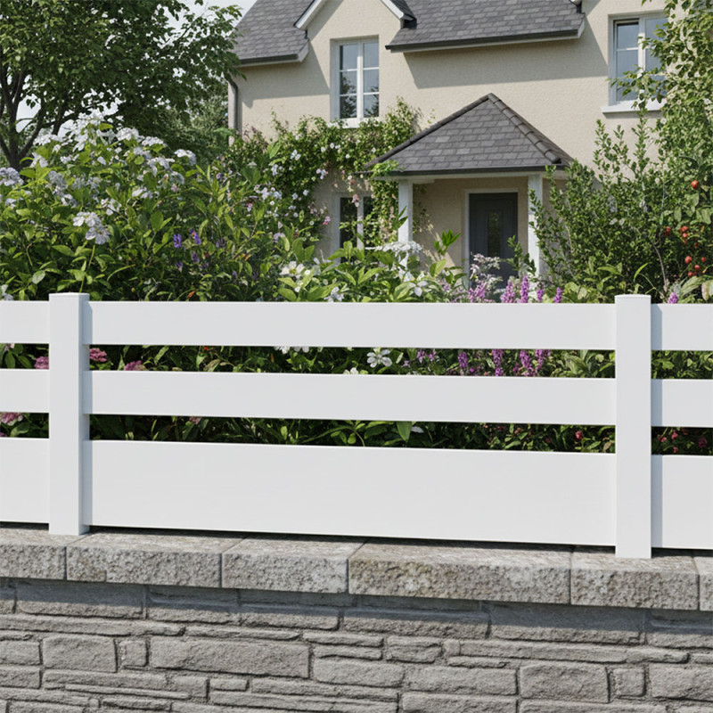 Clôture aluminium ajourée 125