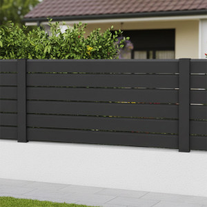 Clôture aluminium brise-vue