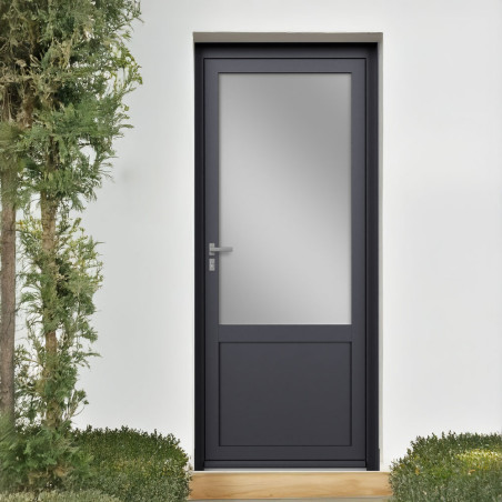 Porte d'entrée Alu vitrée