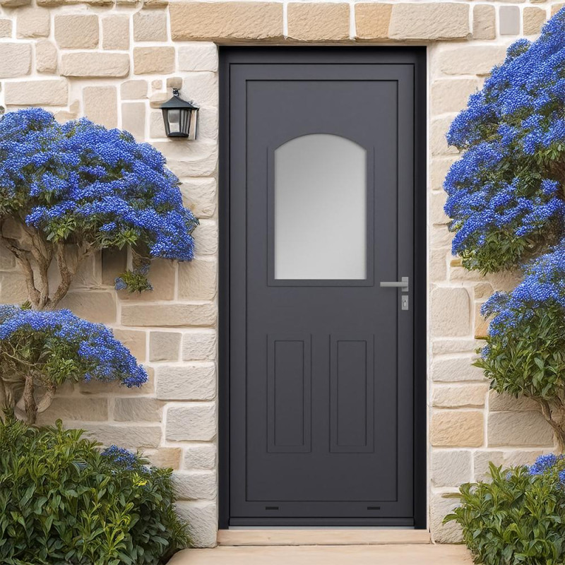 Porte d'entrée Alu contemporaine