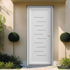 Porte d'entrée PVC LINEO
