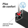 small-Verrière blanche sur mesure, modèle Atelier