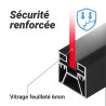 small-Verrière blanche sur mesure, modèle Atelier
