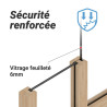 small-Verrière en bois sur mesure
