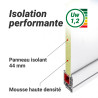 small-Porte d'entrée PVC 2 vantaux sur mesure