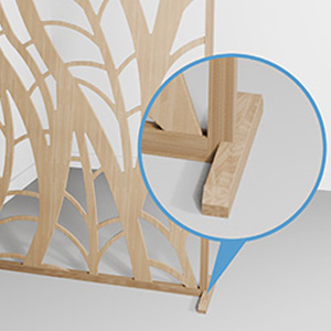 Cloison amovible modulaire