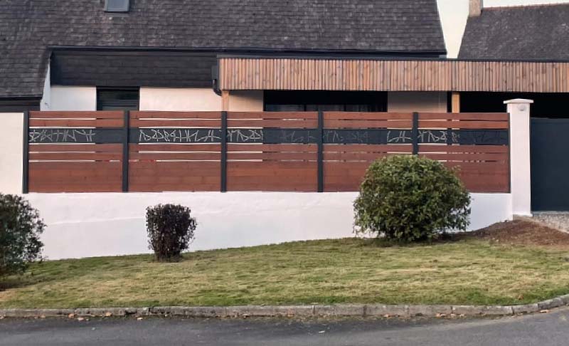 clôture bois sur mesure