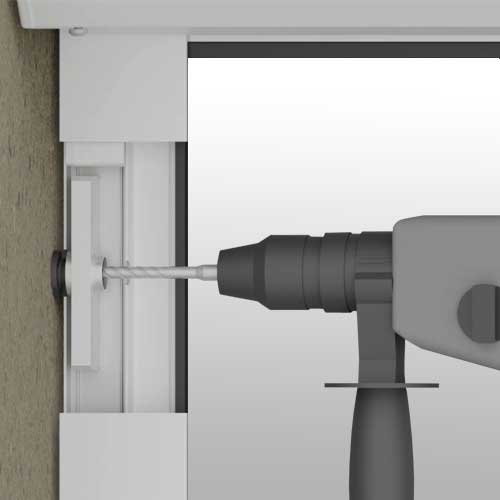 volet roulant Pose facile - perçage