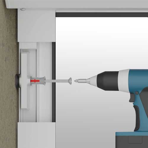 volet roulant Pose facile - fixation